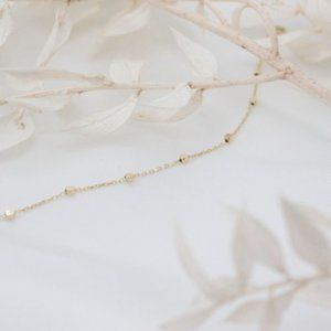 NWT Cassidy Nugget Bracelet // 10k Solid Gold